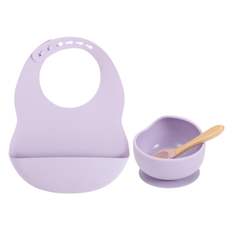 Baby Feeding Set Silicone Set (3pcs)